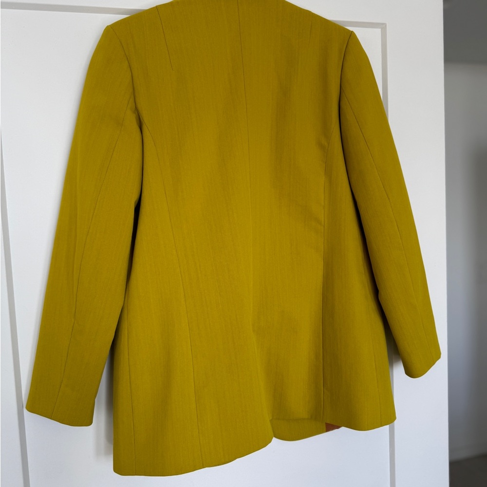 Zara Mustard Blazer - Picture 7 of 13
